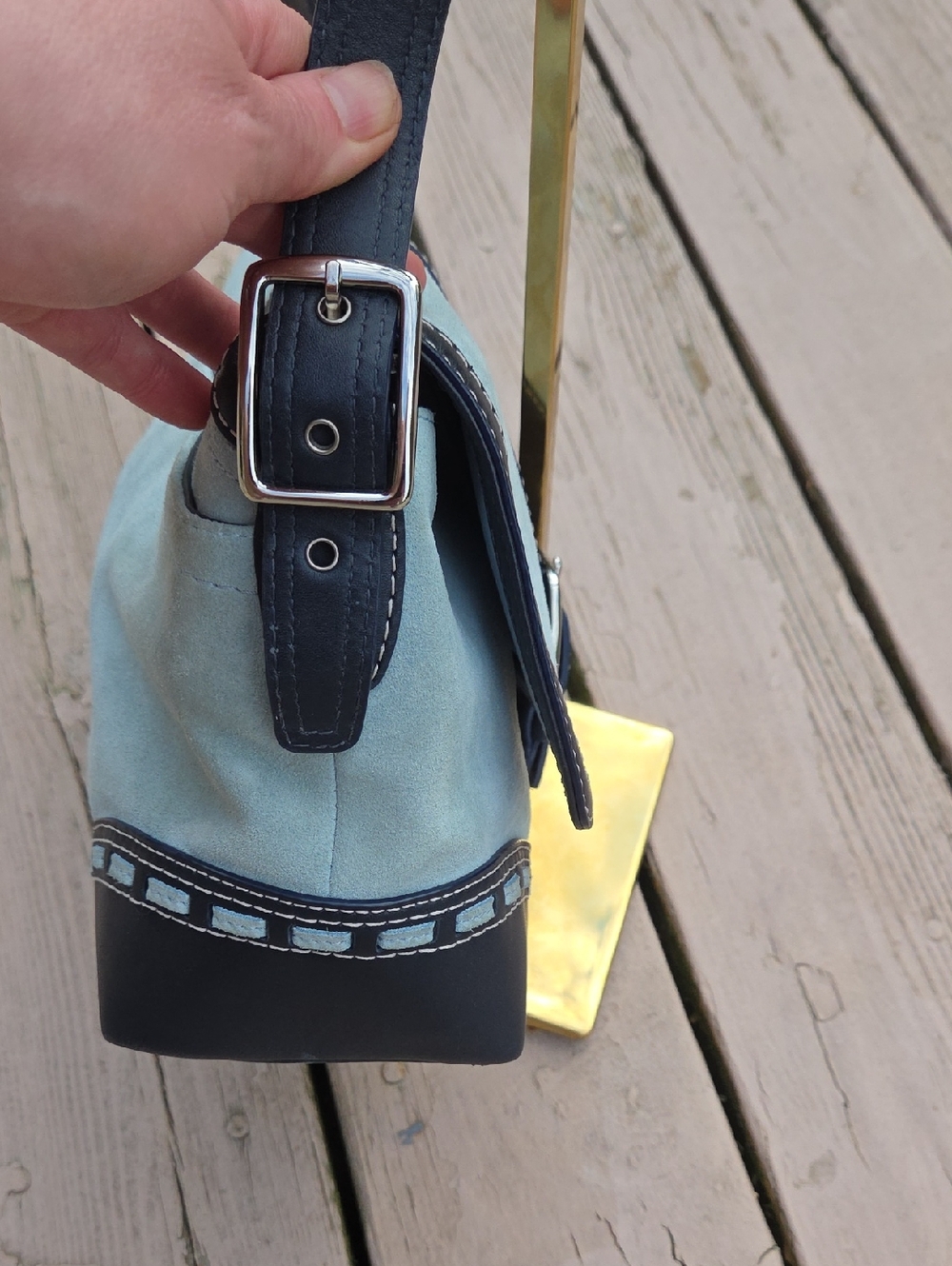 Coach Y2k Soho Suede Flap F11205 2007 Crossbody $599 Estimated Retail EUC - Picture 4 of 16